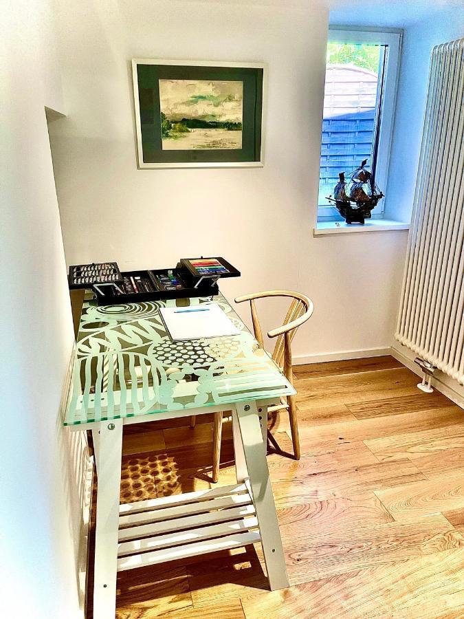 100M2 Fewo Im Haus Am See Mit Garten Bei Potsdam Schwielowsee Eksteriør bilde